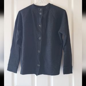 Black Madewell button down sweater